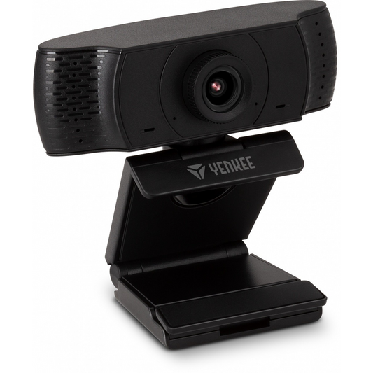 Camera web pentru streaming, Yenkee, Full HD AHOY, 2 Mp, Negru (YMC 100 FULL HD)
