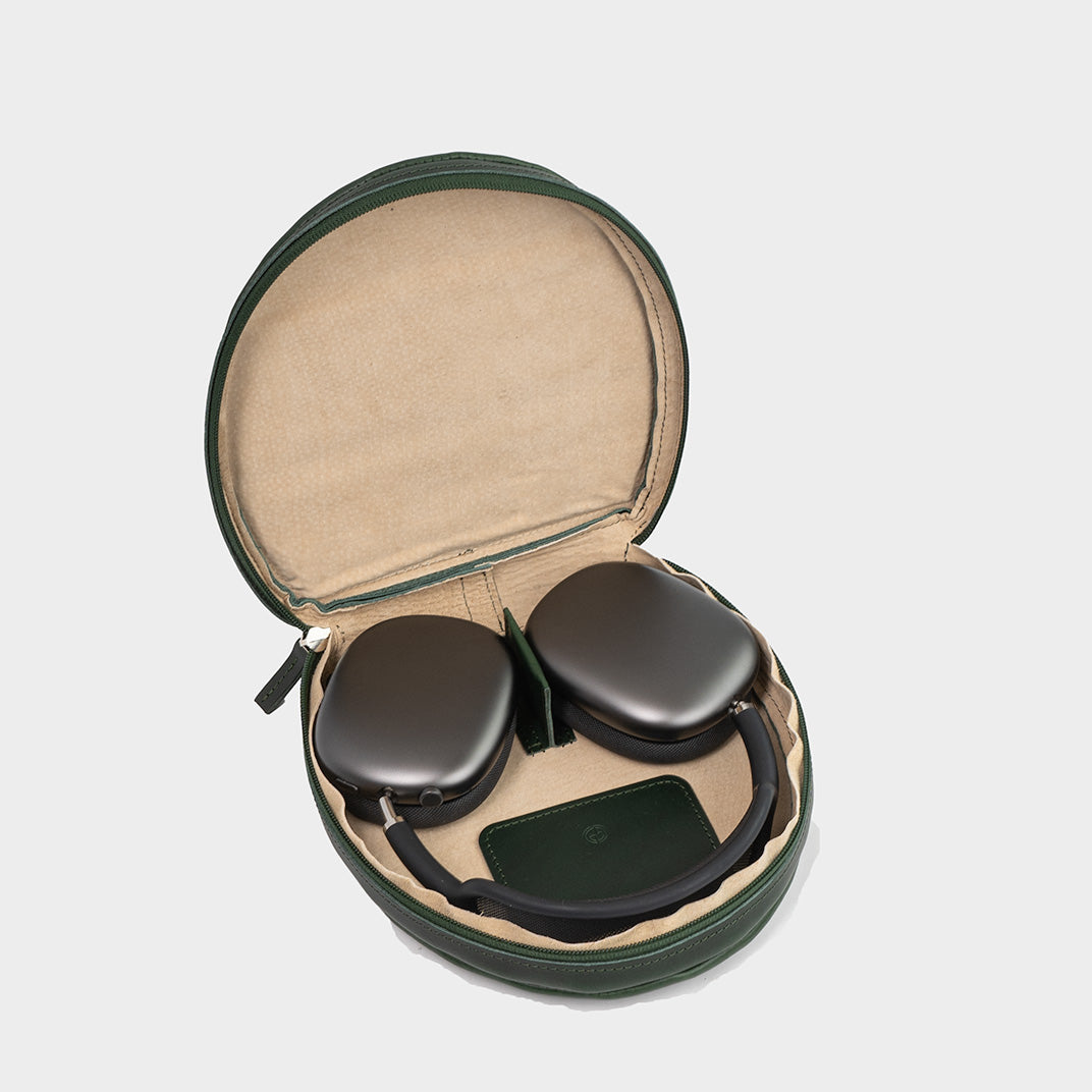 Leather Case for AirPods Max (Forest Green)